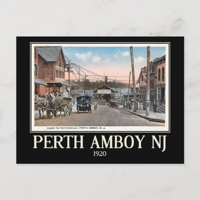 Perth Amboy, New Jersey, Vintage Postcard (Front)