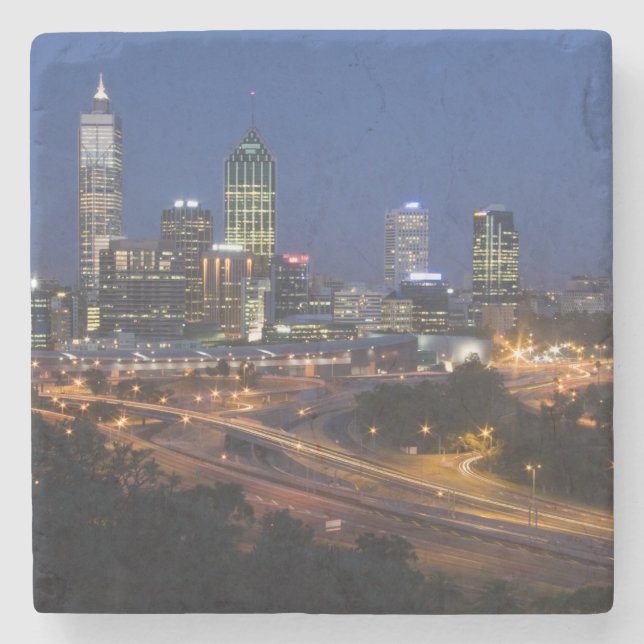 Perth, Australia. View of downtown Perth from Stone Coaster (Front)