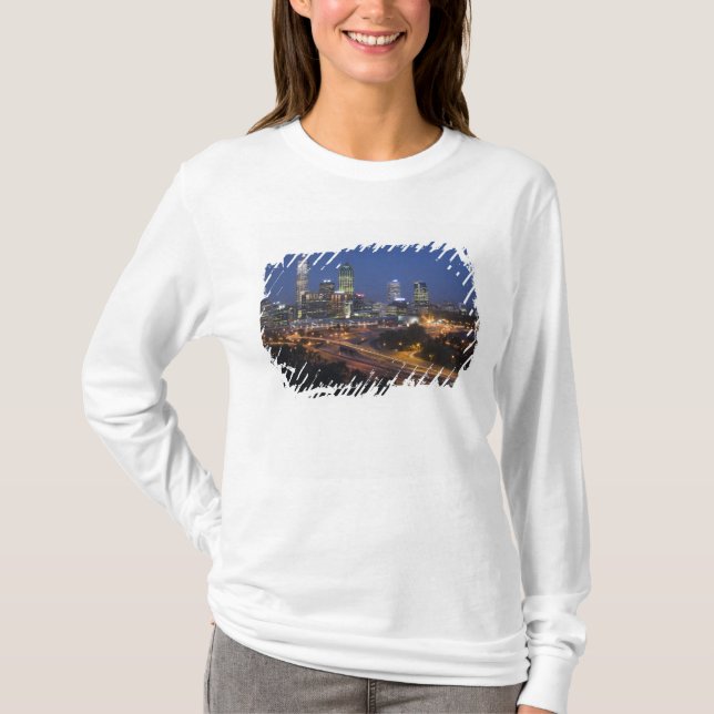 Perth, Australia. View of downtown Perth from T-Shirt (Front)