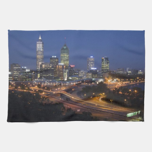 Perth, Australia. View of downtown Perth from Tea Towel (Horizontal)