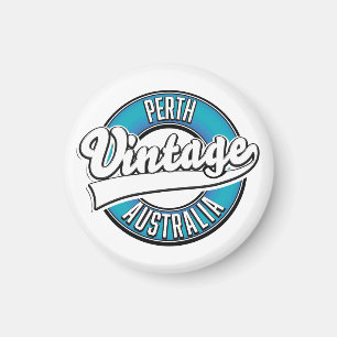Perth Australia vintage logo Magnet