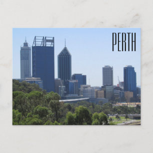 perth city postcard