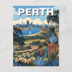 Perth King's Park Travel Postcard