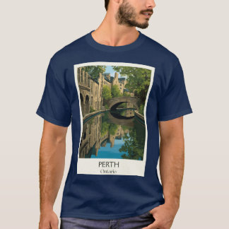Perth Ontario Historic Stone Architecture Canal Ar T-Shirt