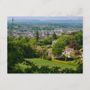 Perth Scotland Cityscape View Postcard