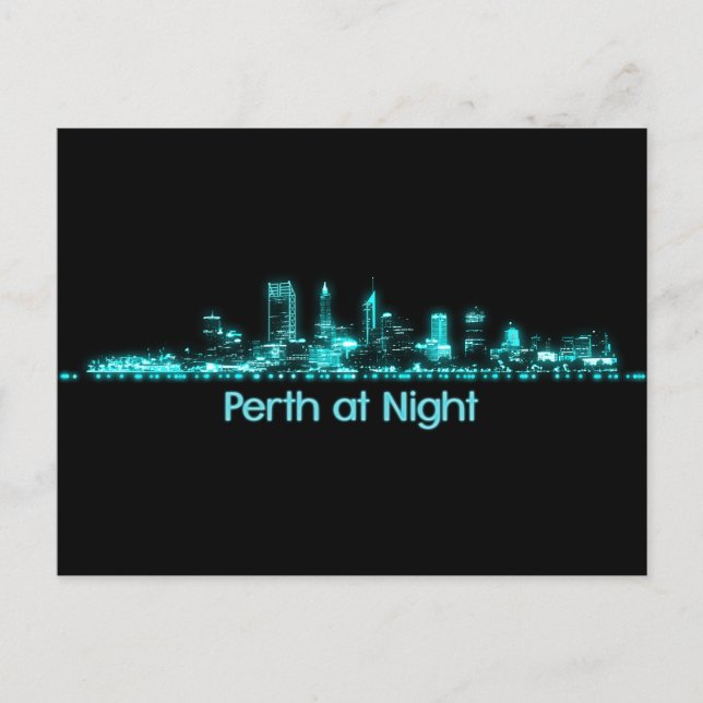 Perth Skyline Postcard (Front)