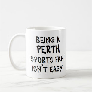 perth sports fan, being coffee mug