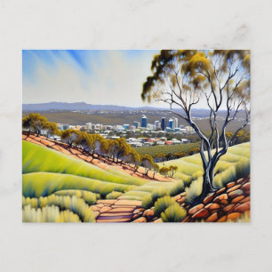 Perth Western Australia Hills Holiday Postcard