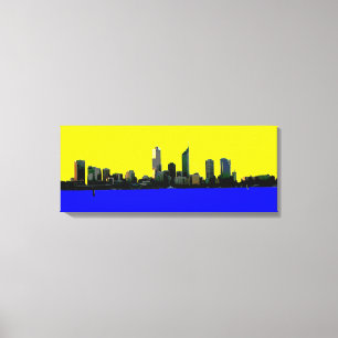 Perth Western Australia skyline canvas art print