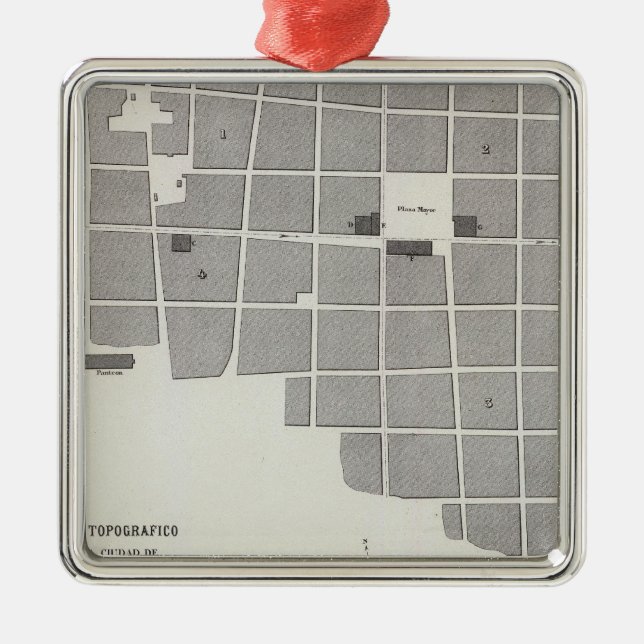 Peru 24 metal tree decoration (Front)