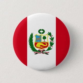 Peru 6 Cm Round Badge