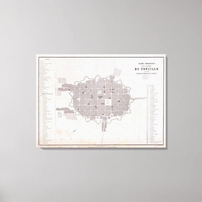 Peru 8 canvas print (Front)