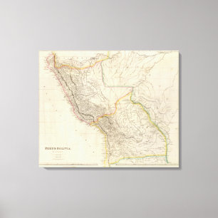 Peru and Bolivia Canvas Print