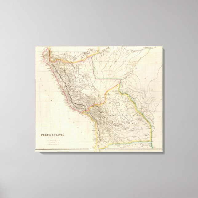 Peru and Bolivia Canvas Print (Front)