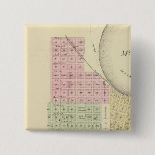 Peru and Mt. Vernon, Nebraska 15 Cm Square Badge