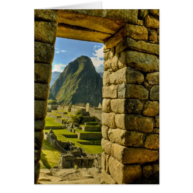 Peru, Andes, Andes Mountains, Machu Picchu, (Front)