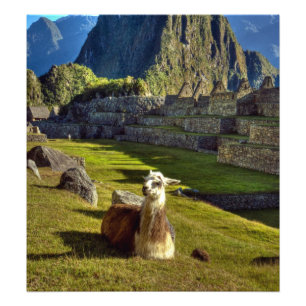 Peru, Andes, Andes Mountains, Machu Picchu, Photo Print