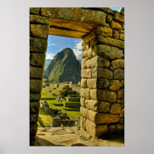 Peru, Andes, Andes Mountains, Machu Picchu, Poster