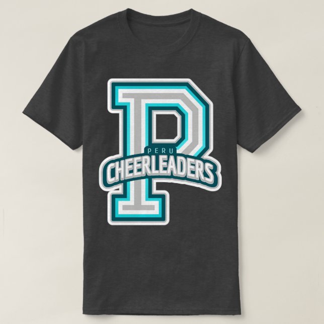 Peru Cheerleader T-Shirt (Design Front)
