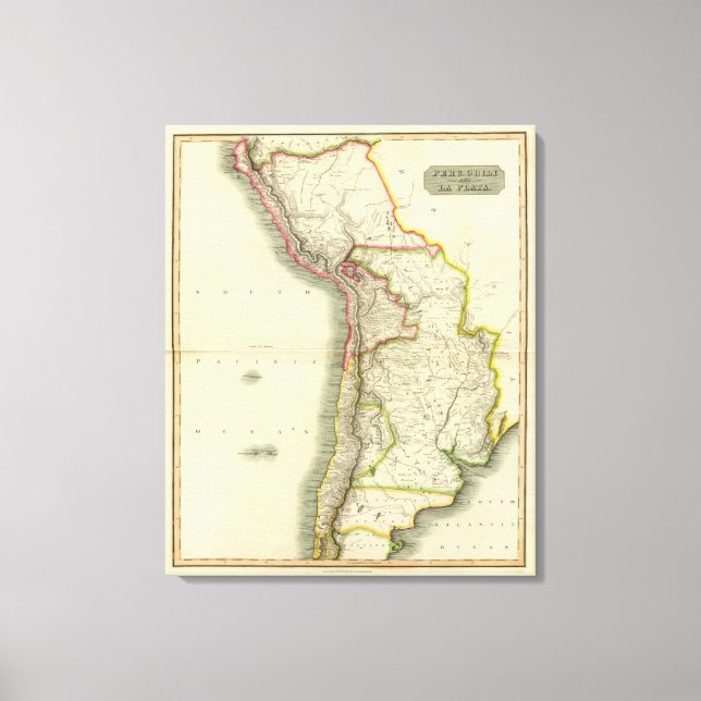 Peru, Chilli, La Plata 2 Canvas Print (Front)