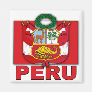 Peru Coat of Arms Magnet