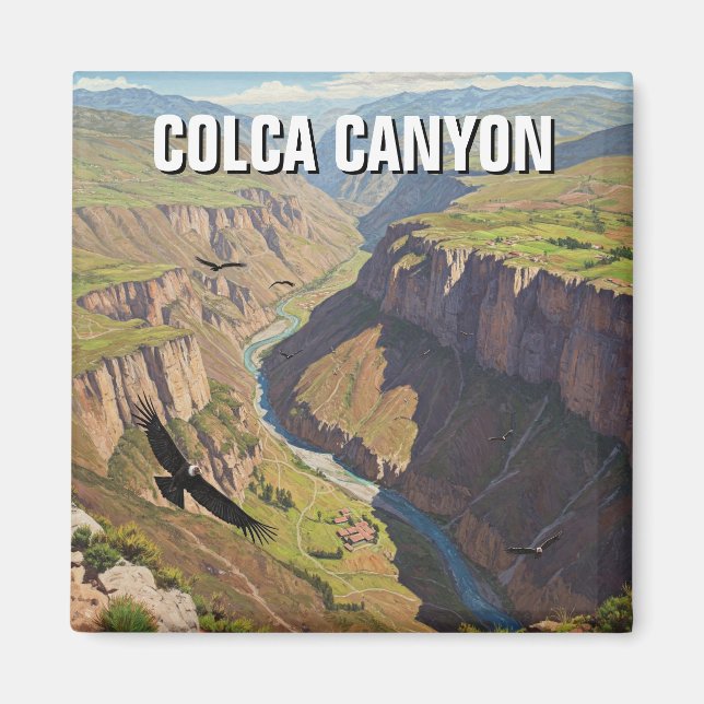 Peru Colca Canyon  Magnet (Front)