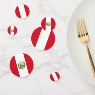 Peru Confetti, party, Peruvian Flag Confetti