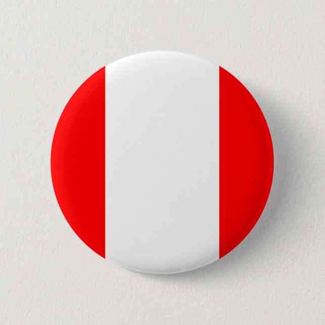 Peru Flag 6 Cm Round Badge (Front)