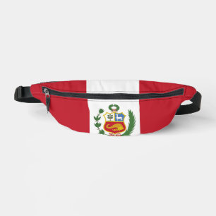 Peru flag bum bags