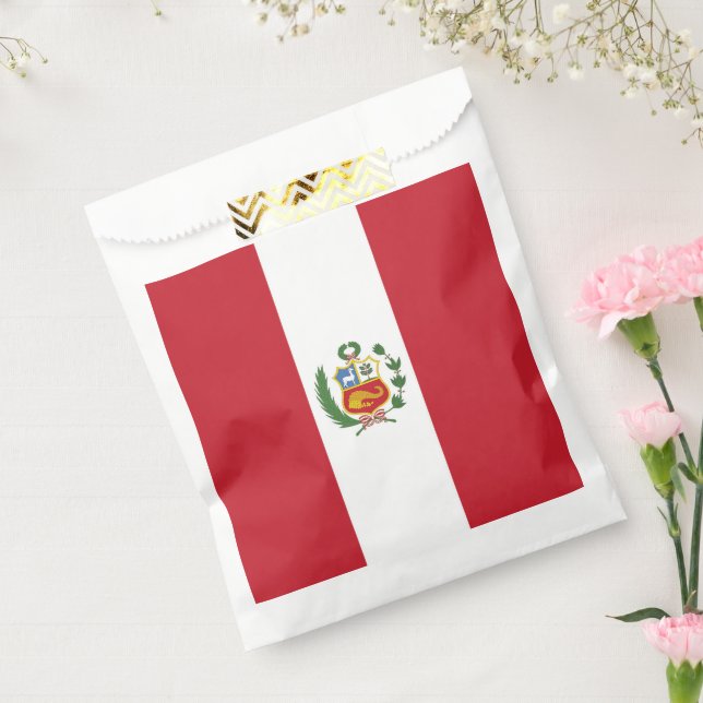 Peru flag favour bags (Sealed)