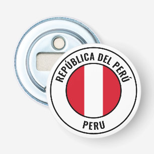 Peru Flag Gorgeous Patriotic Bottle Opener