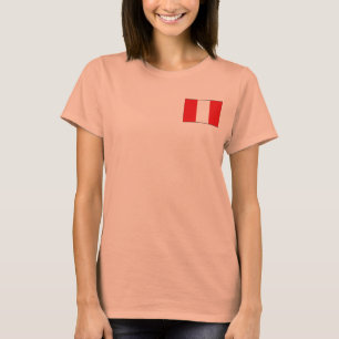 Peru Flag + Map T-Shirt