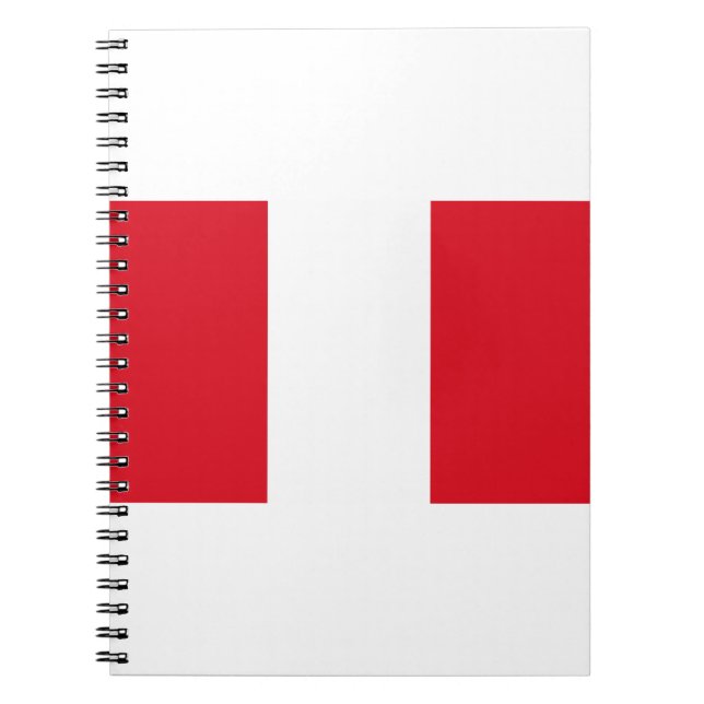 Peru Flag Notebook (Front)
