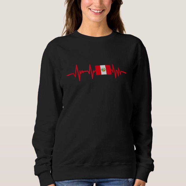 Peru Flag  Peruvian  For Women Peru  Men Sweatshirt (Front)