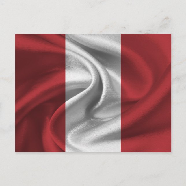 Peru Flag Postcard (Front)