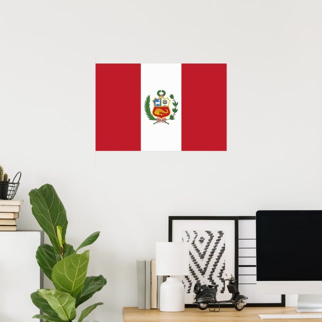 Peru flag poster (Home Office)