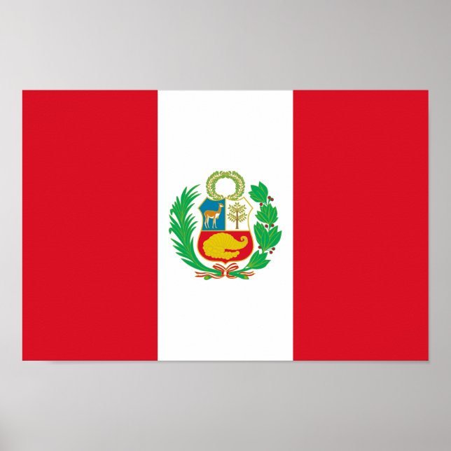 Peru Flag Poster (Front)