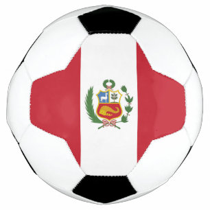 Peru flag soccer ball