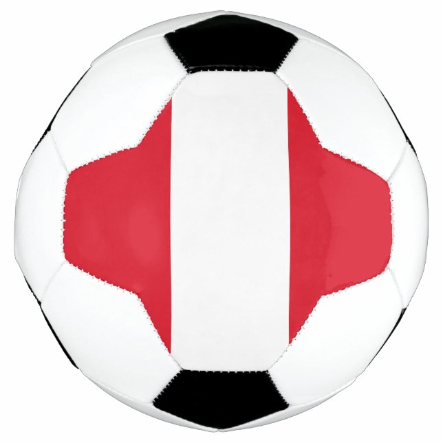 Peru Flag Soccer Ball (Front)