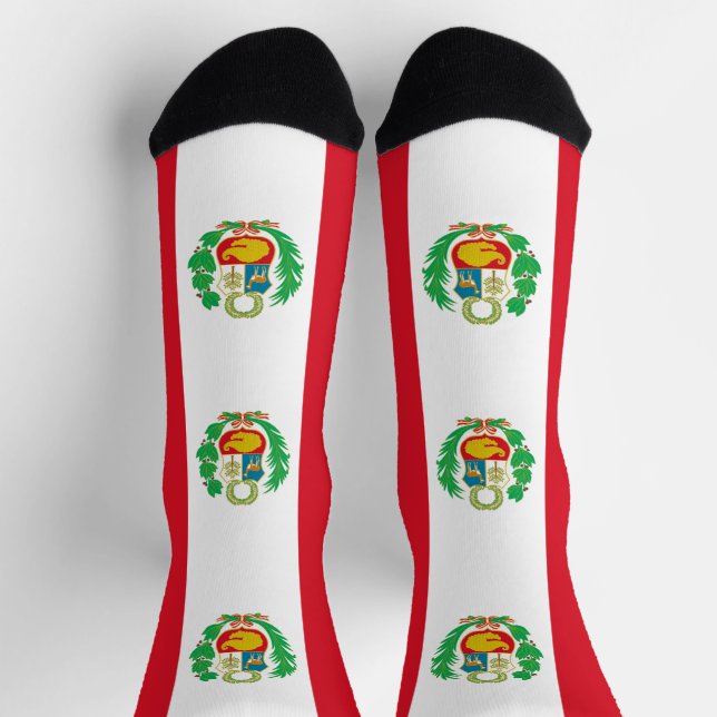 Peru Flag Socks (Top)