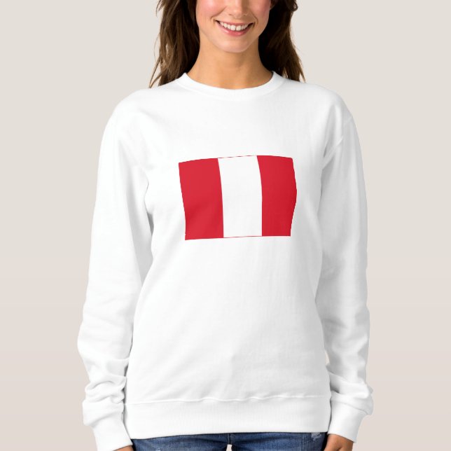 Peru Flag Sweatshirt (Front)