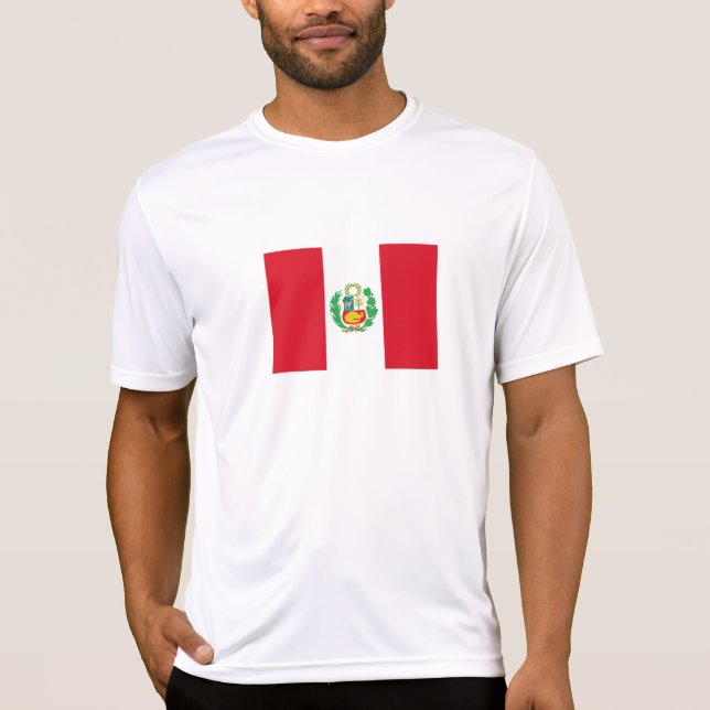 Peru Flag T-Shirt (Front)