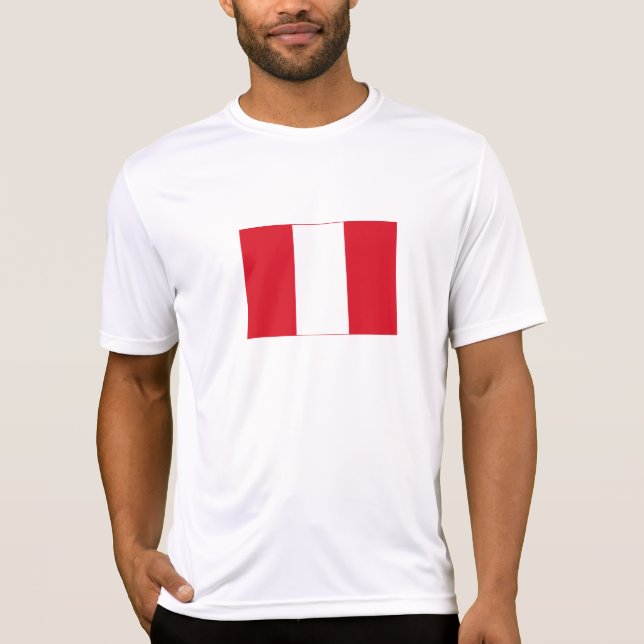Peru Flag T-Shirt (Front)