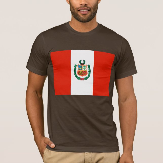 Peru Flag T-Shirt (Front)