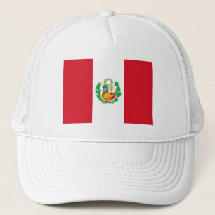 Peru Flag Trucker Hat