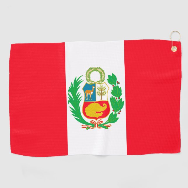 Peru Golf Towel (Horizontal)