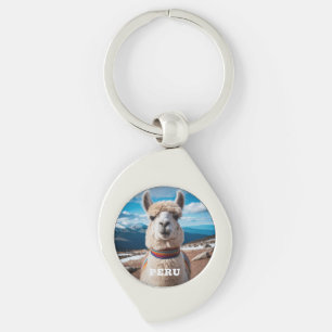Peru Llama Key Ring