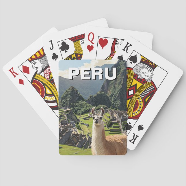 Peru Llama Playing Cards (Back)