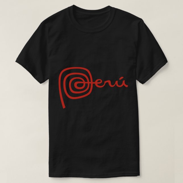 Peru logo Nazca Lines Sticker T-Shirt (Design Front)