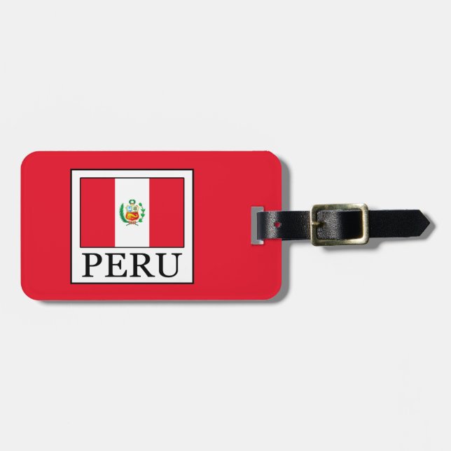 Peru Luggage Tag (Front Horizontal)